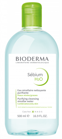 Фотографија на производот BIODERMA, Sebium H2O 500ml, мицеларна вода за кожа склона кон акни