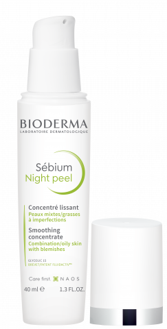 Фотографија на производот BIODERMA, Sebium Night peel 40ml, ноќна нега за кожа склона на акни