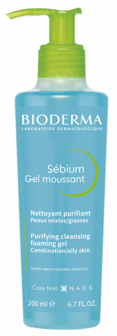 Fotografi e produktit BIODERMA, Sebium Gel moussant F200ml, xhel shkumues për dush për lëkurë të yndyrshme