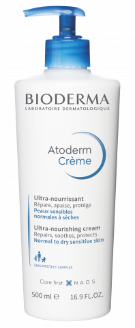Фотографија на  BIODERMA производот, Atoderm Creme F500ml,  хидратантен крем за сува кожа